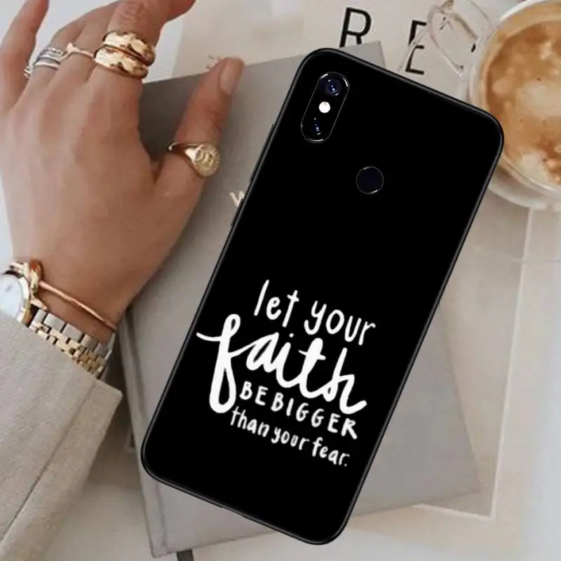 

Faith Christian Religious Jesus Phone Case For Xiaomi Redmi 7 8 9t a3Pro 9se k20 mi8 max3 lite 9 note 9s 10 pro
