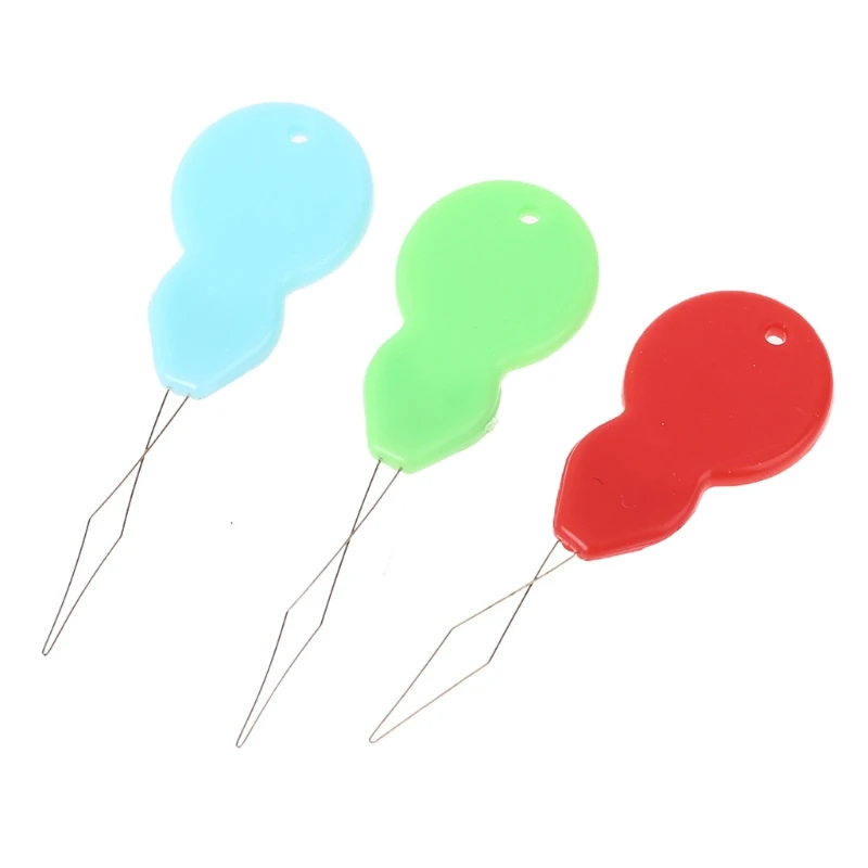 

37 Pieces Assorted Beading Needles Long Straight Beading Thread Needles Big Eye N58F