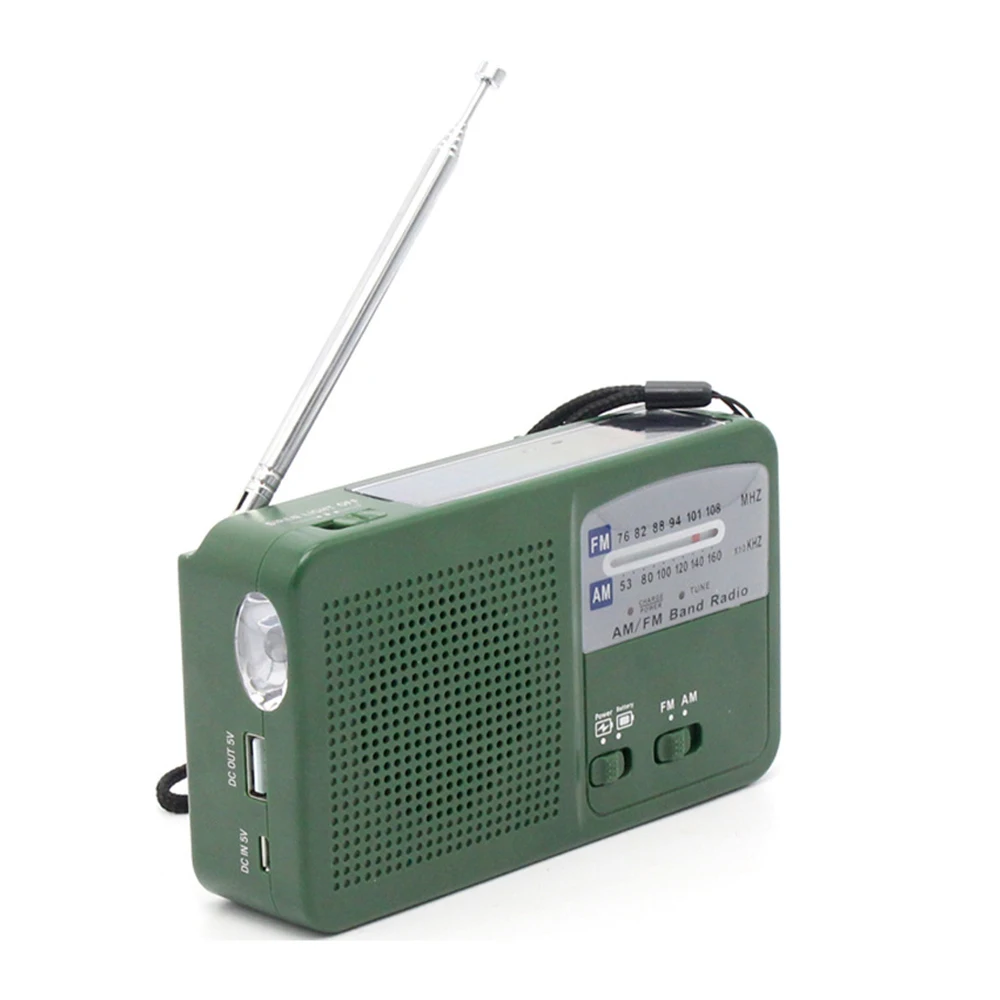 Аварийный фонарик выживания переносное радио на солнечной энергии рукоятка