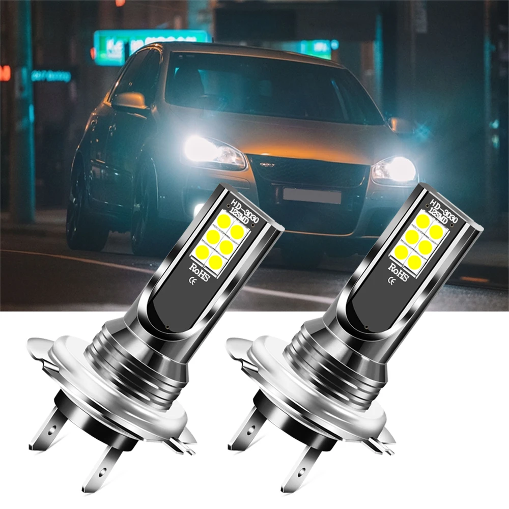 2 шт. автомобисветодиодный светодиодные противотуманные фары H7 CSP для Renault Megane Duster