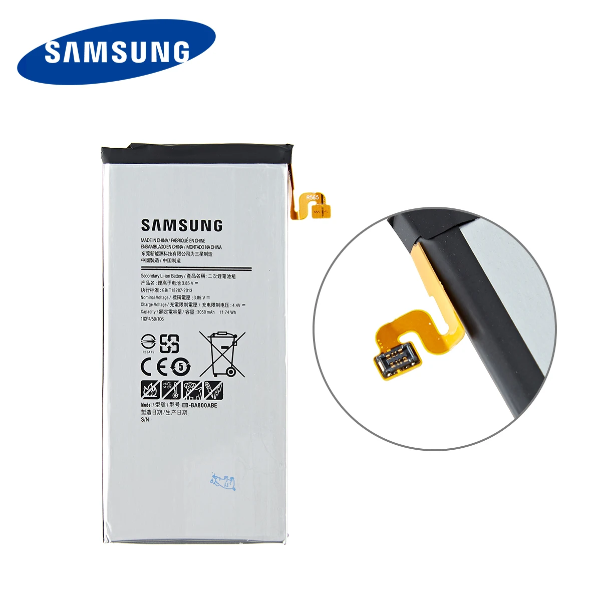 SAMSUNG Orginal EB-BA800ABE EB-BA800ABA 3050mAh Battery For Samsung Galaxy A8 (2015) A800 SM-A8000 A800F A800S A800YZ +Tools
