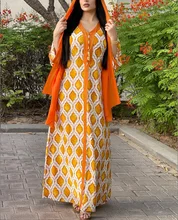 Elegante impresso robe feminino maxi vestidos de manga longa de fiesta para o ano novo 2022 vestido muçulmano feminino (1)