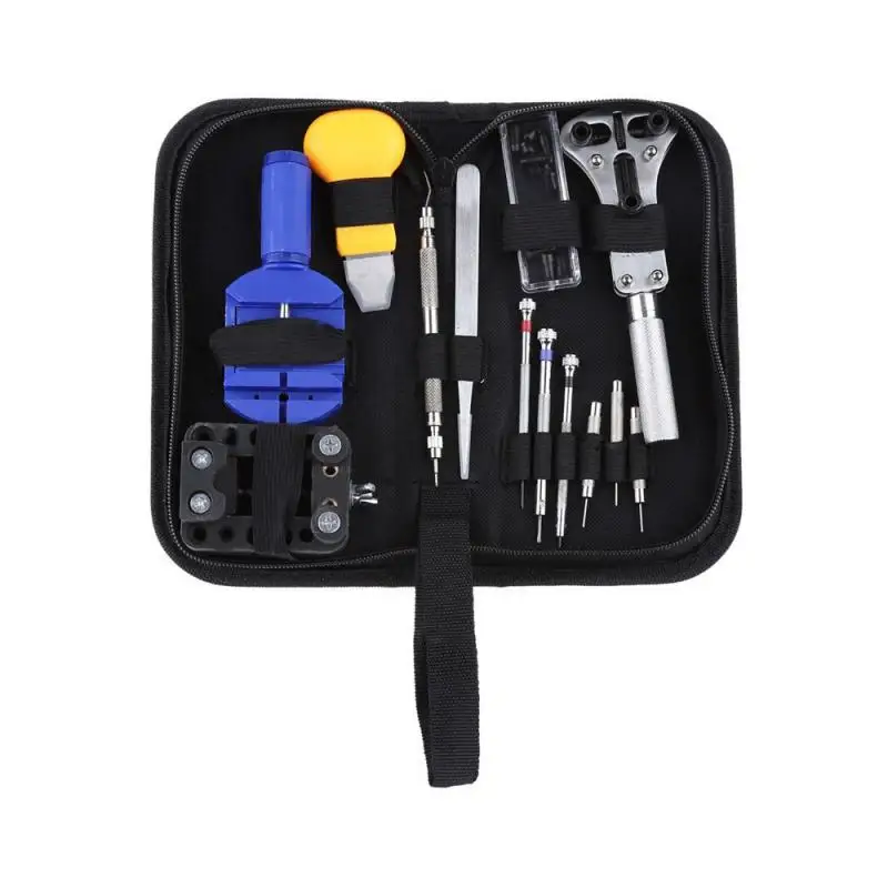 13pcs Professional Watch Repair Tool Box Watch Disassembler Spring Bar Repair Pry Screwdriver Watch Repair Tools Kit For Watch