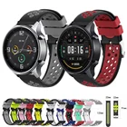 Для Xiaomi Color Watch Mi Смарт-часы цветной Ремешок Браслет ремешок для часов 22 мм силиконовый ремешок для часов сменный Браслет
