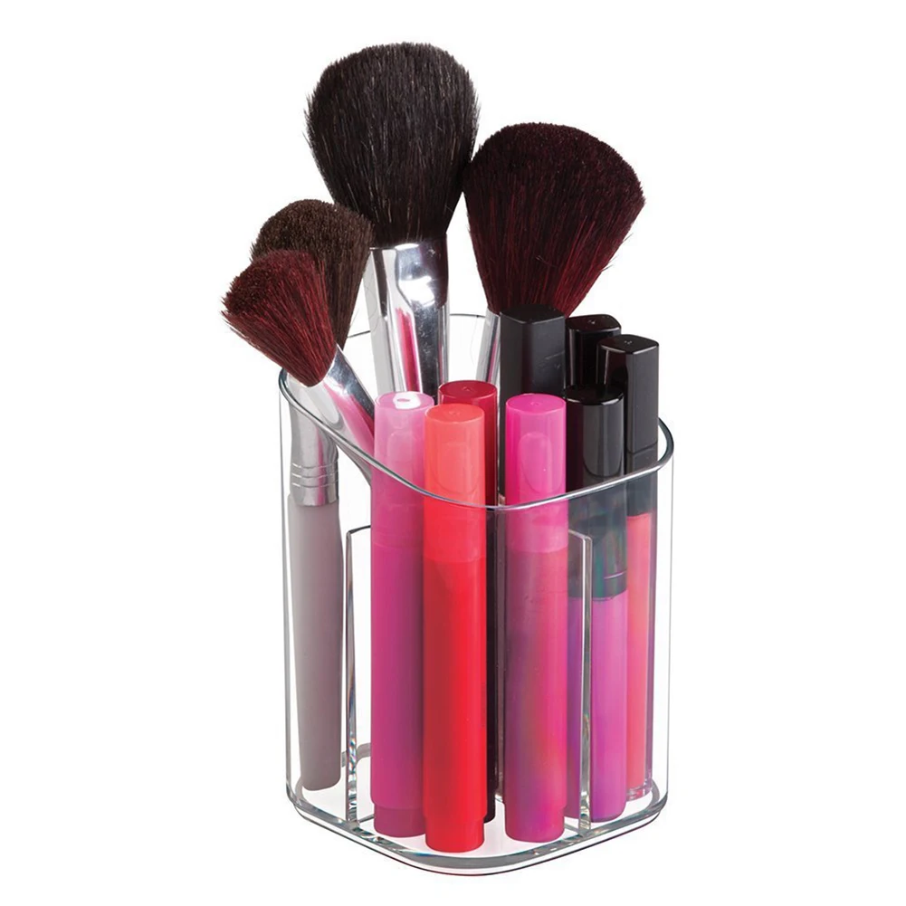

High Transparent Acrylic Pen Pencil Holder Makeup Brush Cosmetic Storage Box UEJ