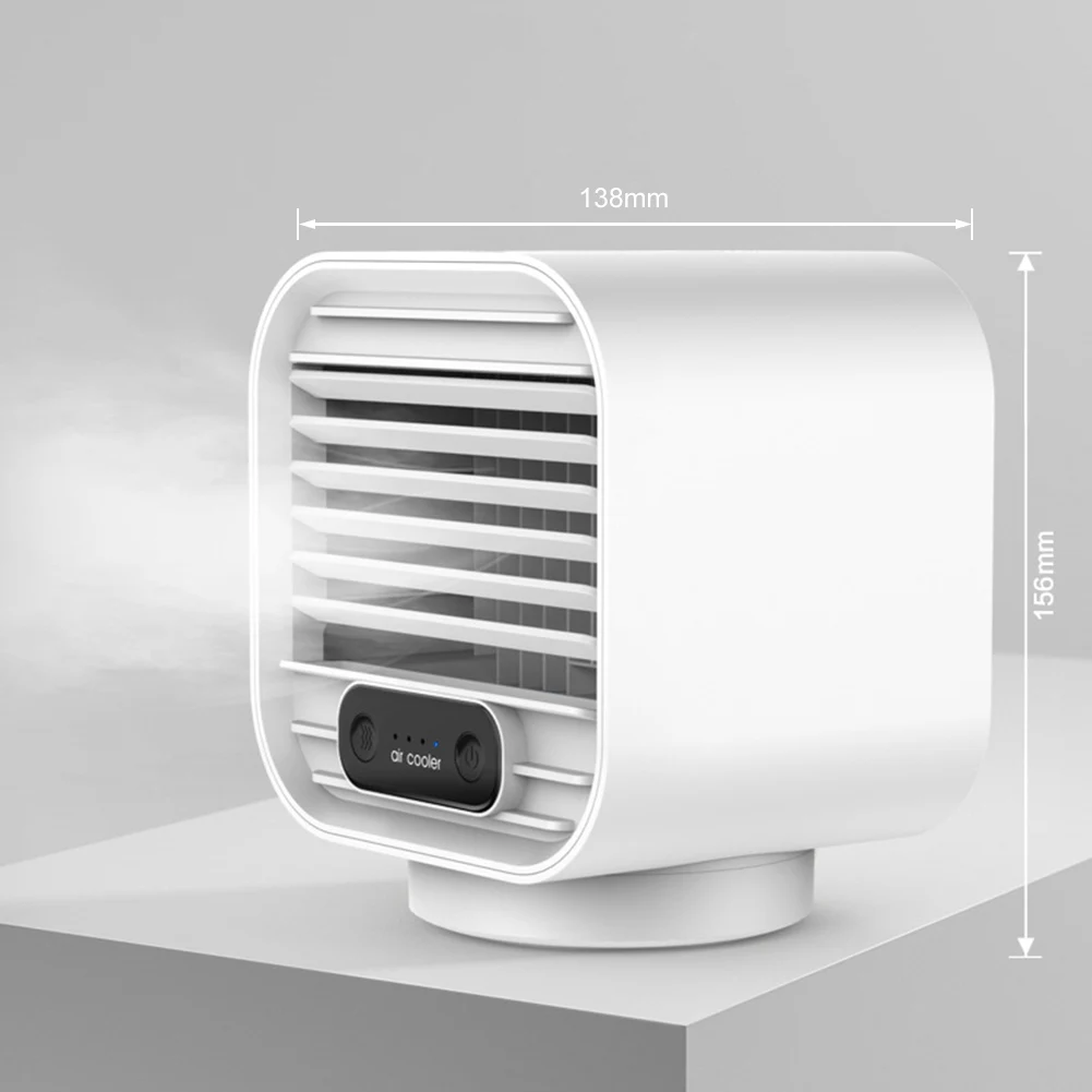

Silent Nano Spray Air Cooler Humidifier Fan Summer Personal Desktop Fan
