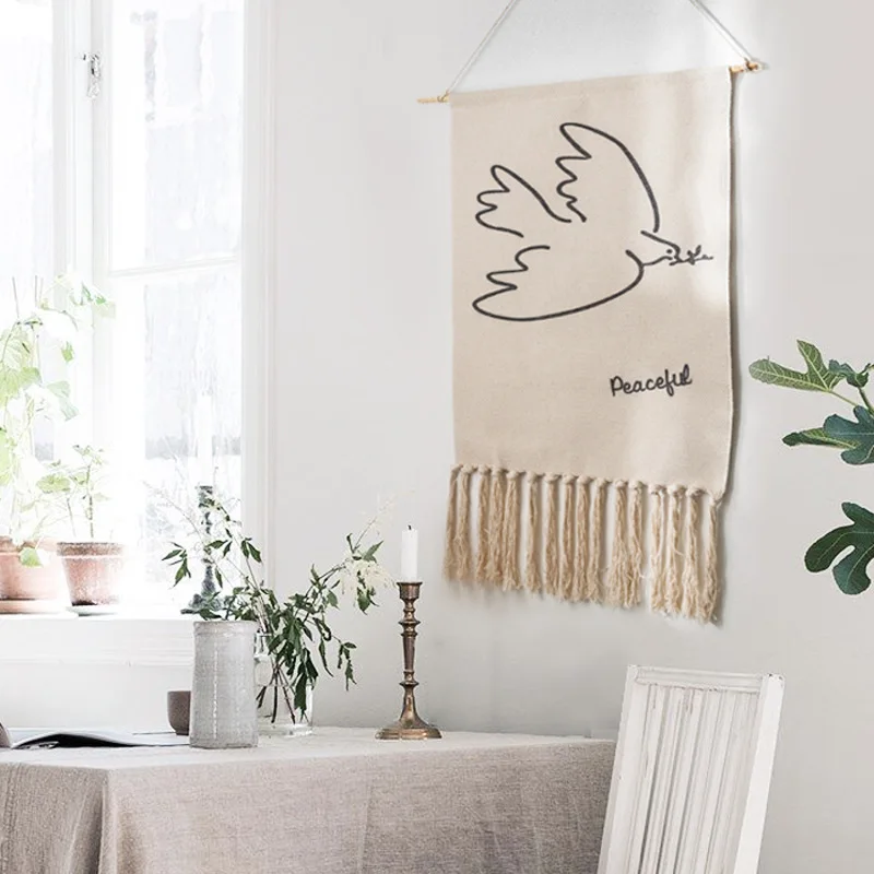 

Хлопковое настенное одеяло Boho 50x70 см