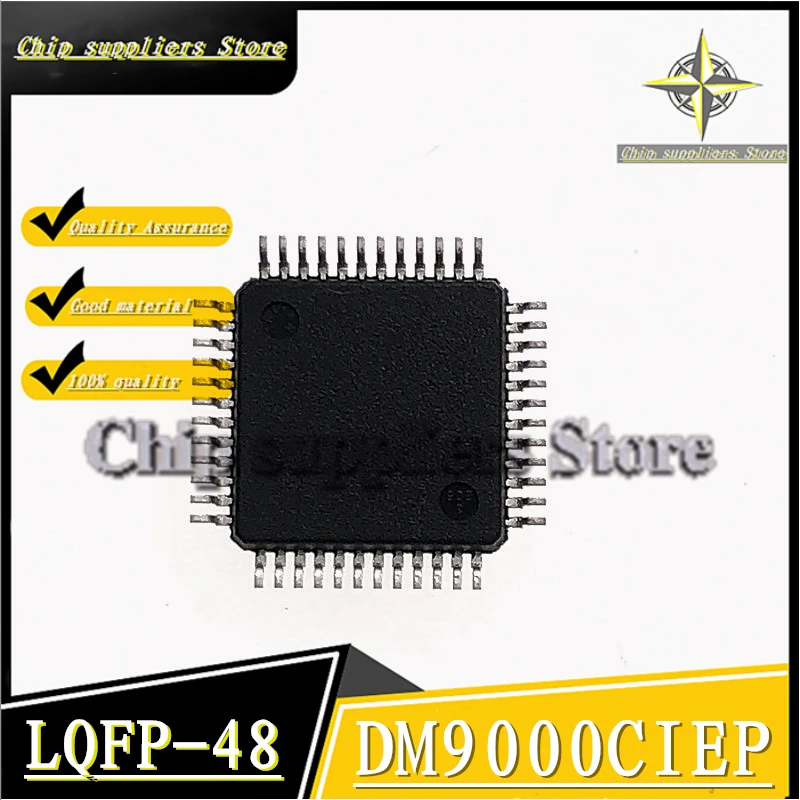 2 шт.-5 шт. // DM9000CIEP QFP-48 DM9000C QFP48 9000C чип контроллера Ethernet Nwe тонкие материалы 100%