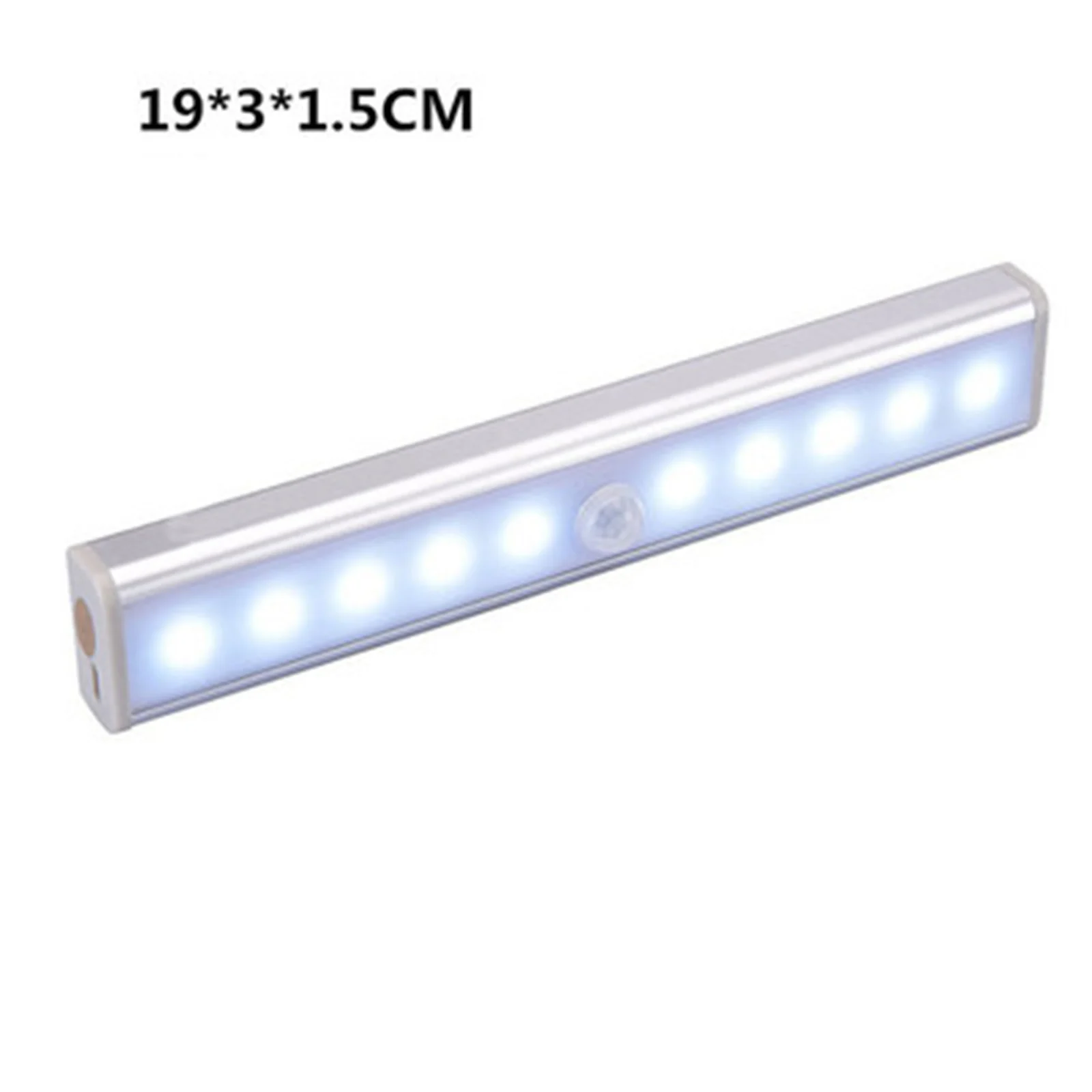 

Led Motion Detector Night Light Self-adhesive USB Rechargeable Lamp Wireless Motion Sensor Closet Lights Household 19cm RT88
