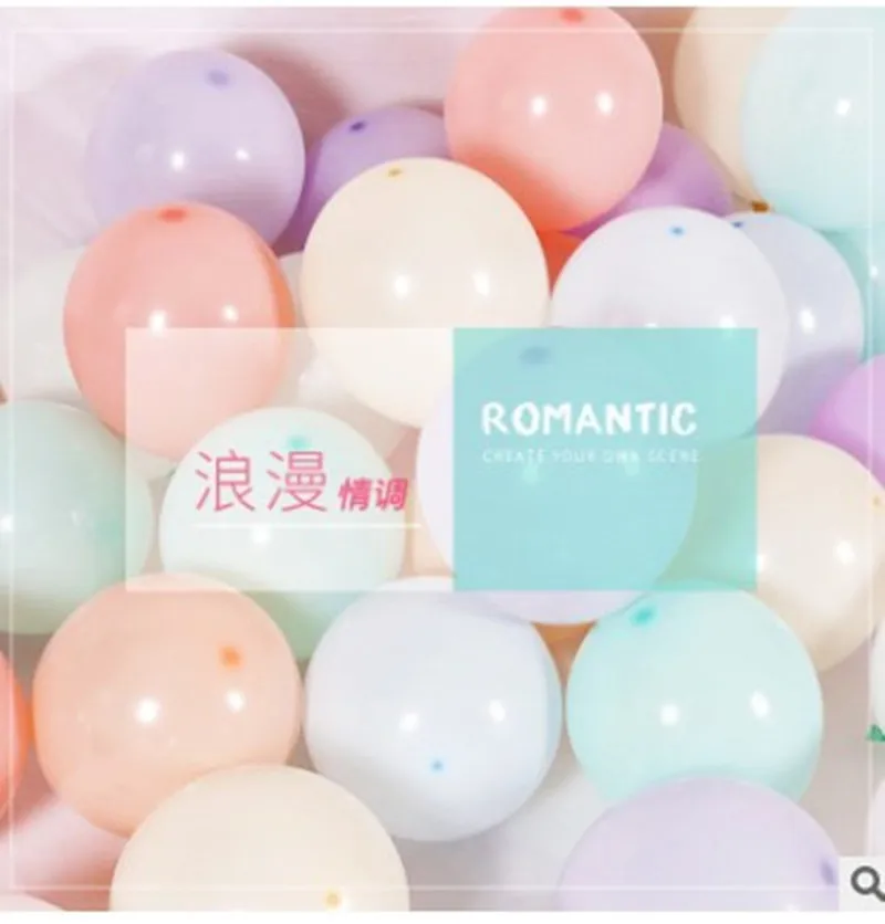 10 шт 10-дюймовый воздушный шар Макарон латексный с днем рождения воздушные шары