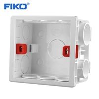 fiko adjustable mounting box internal cassette 86mm83mm50mm for 86 type switch and socket white red wiring back box