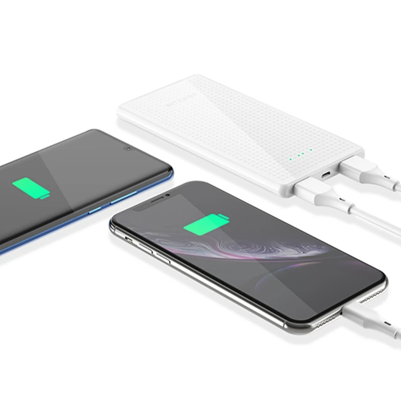 BlitzWolf BW-P7 5000mAh тонкий дизайн USB банк питания для iPhone 11 Pro X XS Max 8 Plus для samsung S9/S9+ S8 Note 9-белый