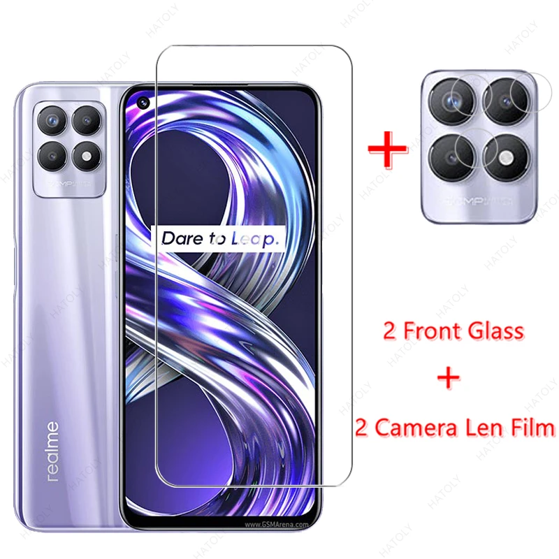 Tempered Glass for Realme 8i Glass for Realme 8i 8s 8 Pro Narzo 30 4G 5G 30A GT C25s C21 C21Y Screen Protector Camera Len Film
