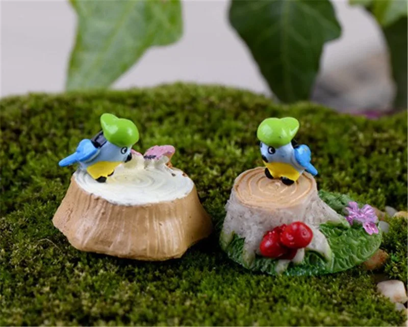 Искусственное дерево пень искусственная корка фигурка ветки миниатюрное