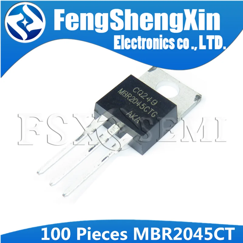 Барьерные выпрямители Шоттки MBR2045CT TO220 MBR2045 до-100 MBR2045C 20A 45 в 220 шт. | Электронные
