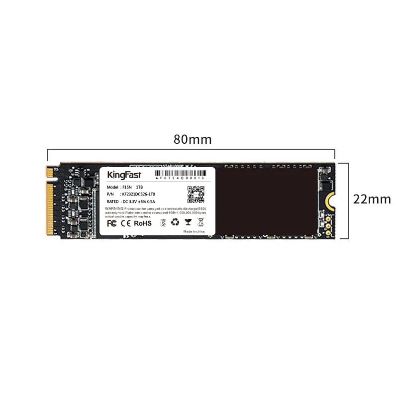 KingFast SSD M2 NVME 1 ТБ 256 ГБ 512 1ТБ 2 M.2 NVMe PCIe 2280 Внутренний жесткий диск для настольных