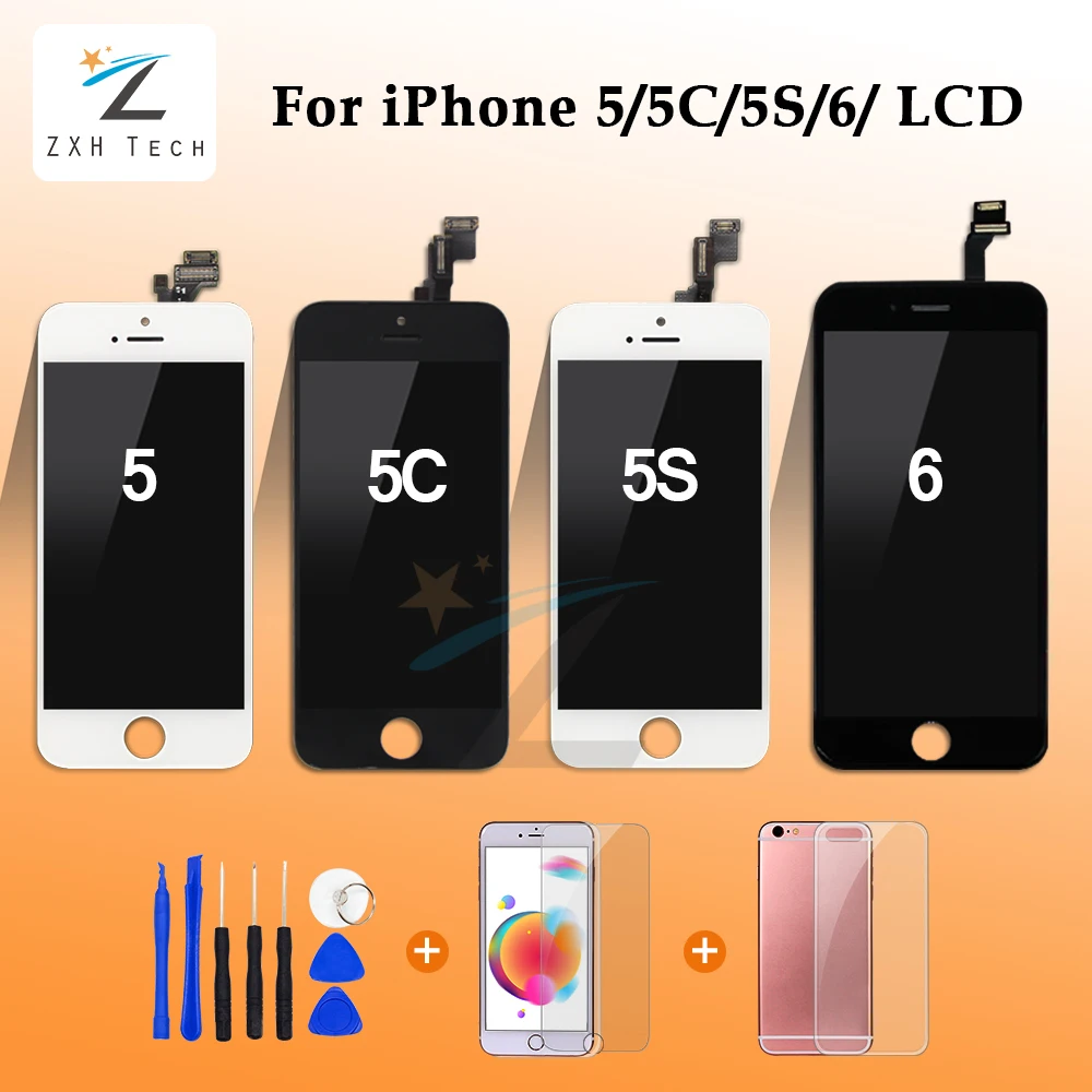 1 шт. Высокое качество без мертвой точки ЖК дисплей для iPhone 5S 5C 5 6G дигитайзер