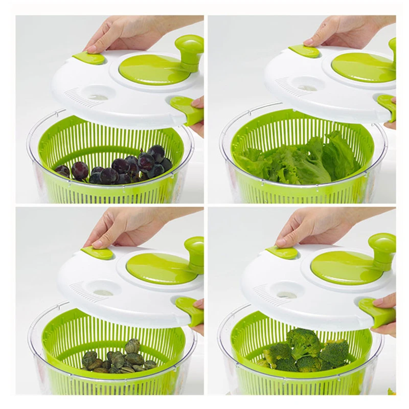 5L травы для салата ручной вращающийся овощемоечная машина сушилка латука