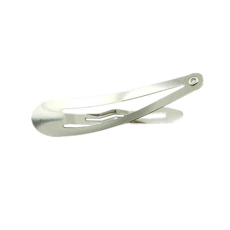 Зажимы для волос с бантом и никелевым покрытием 30/40/50 мм 50 шт./упак. серебристые |