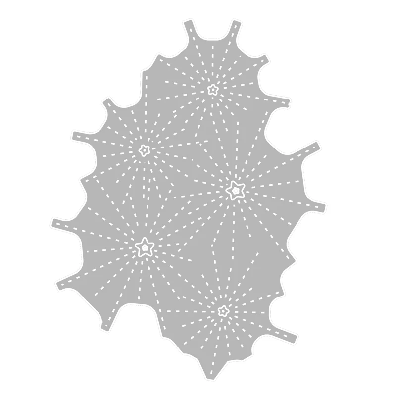 Новинка 2020 маленькие фейерверки с двумя звездами швейная нить рельефные штампы