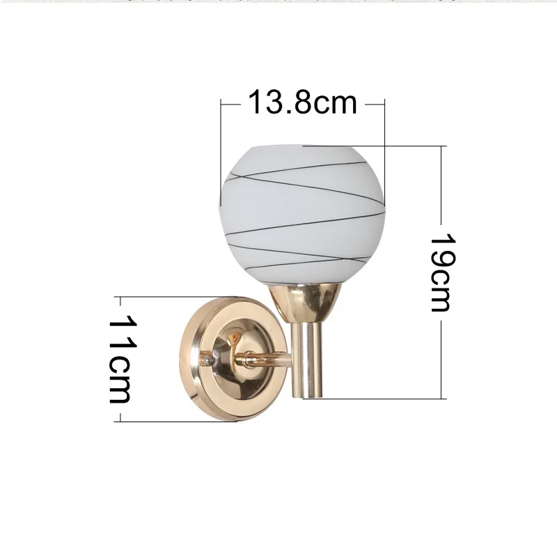 

lighting Wall Lamp Bedside Modern Simple LED Bedroom Creative Living Room Stairway Wall Lamps