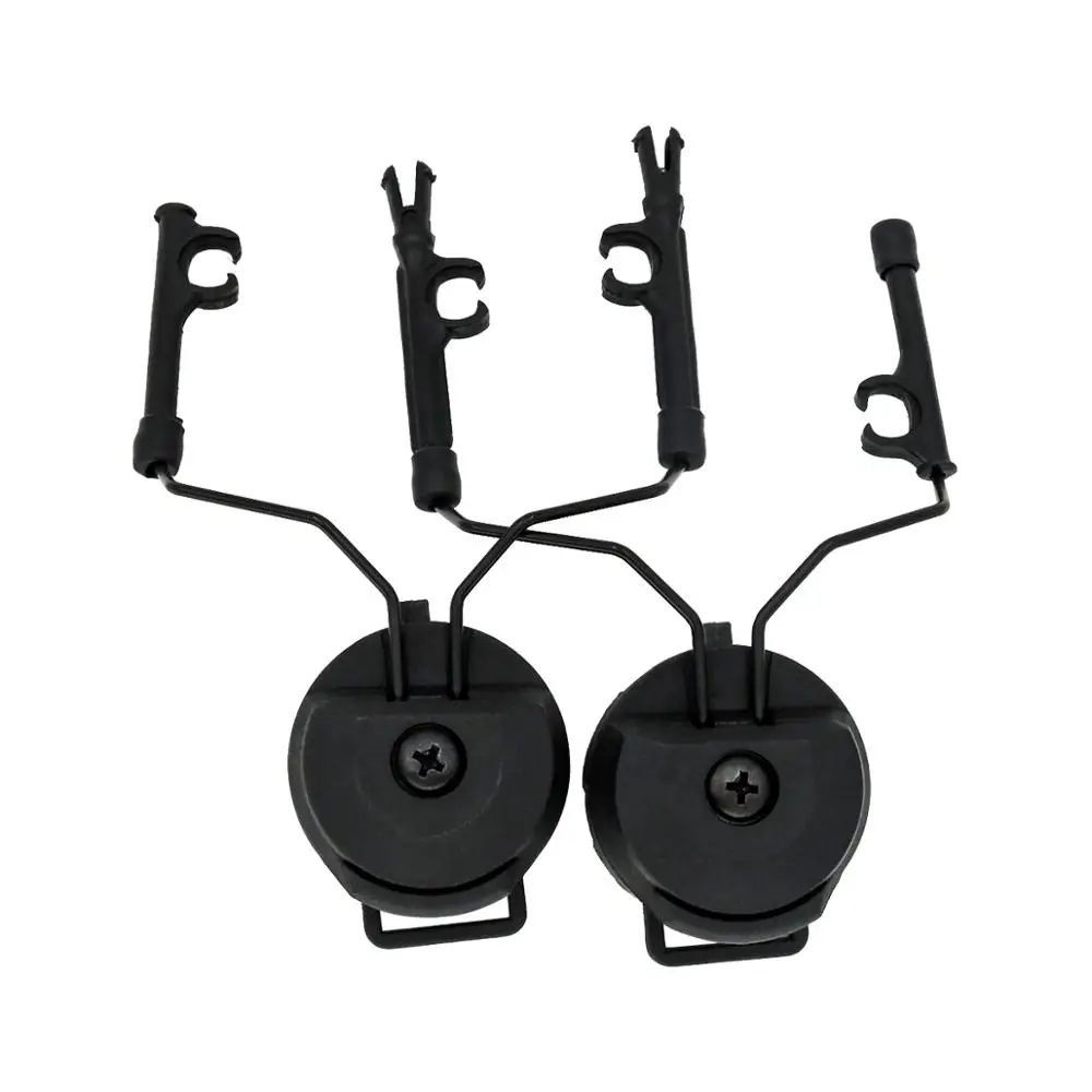 

ARC Rail Adapter Helmet Headset Left & Right Side Attachments for Peltor Comtac Series Tactics Headphones,1 Pair