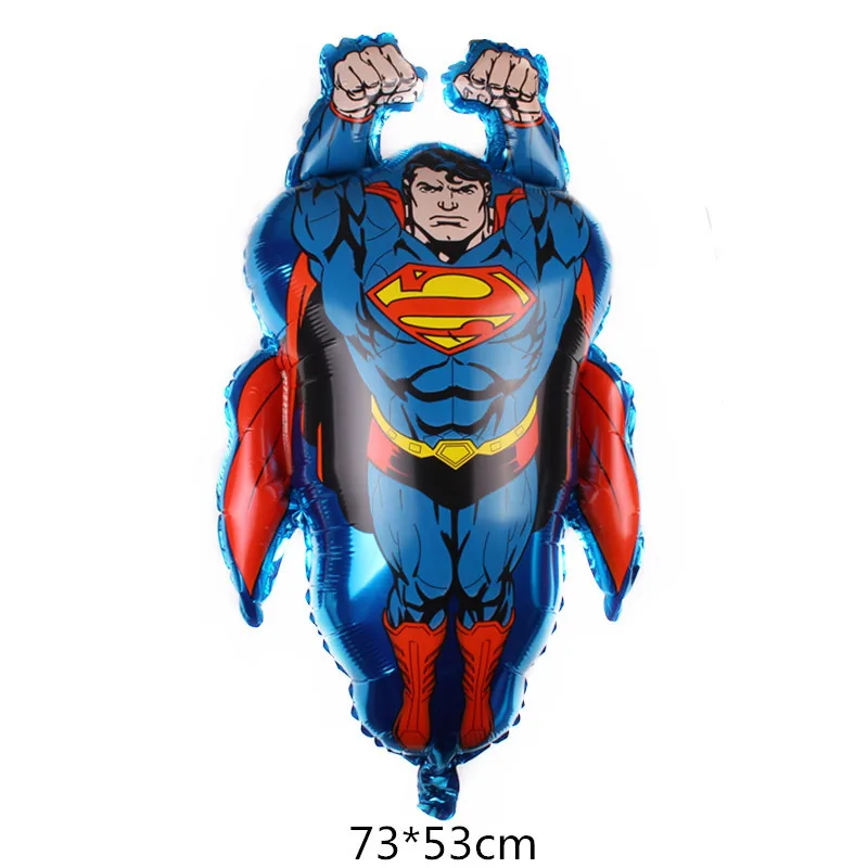 Воздушный шар из алюминиевой пленки Супермен Бэтмен детвечерние НКА головной