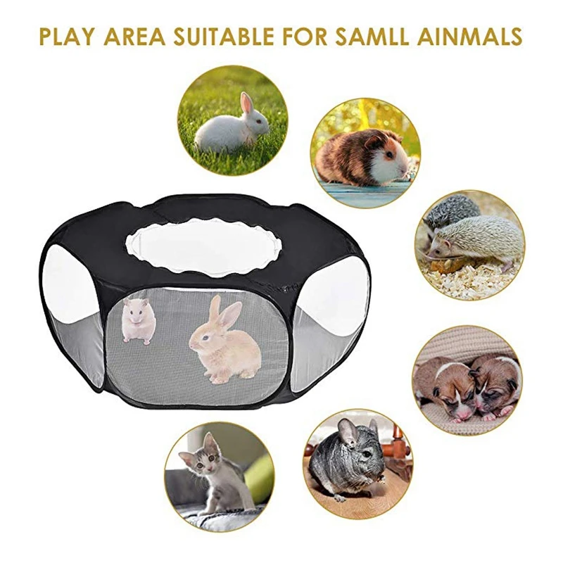 Манеж для маленьких животных складная клетка питомцев с верхней крышкой защита