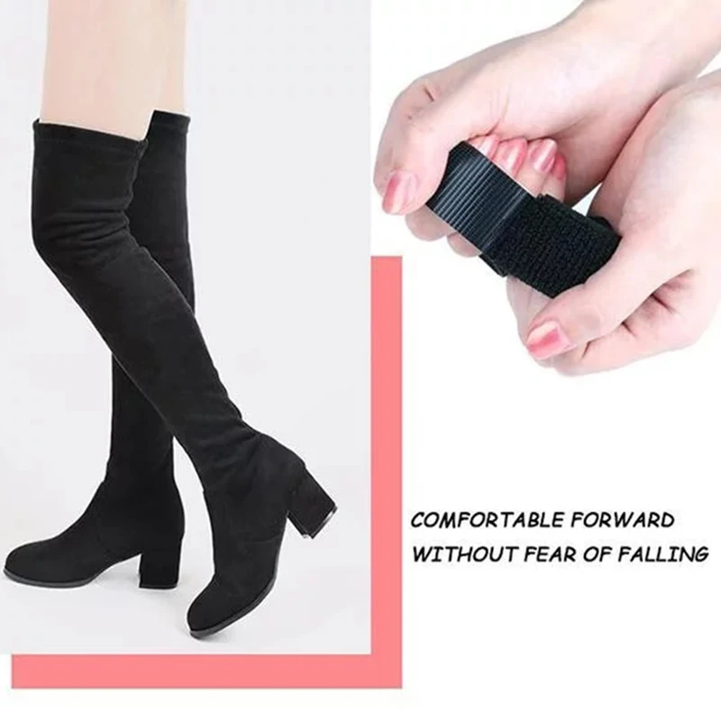 Нескользящая клейкая лента набор ремней для высоких сапог Противоскользящий