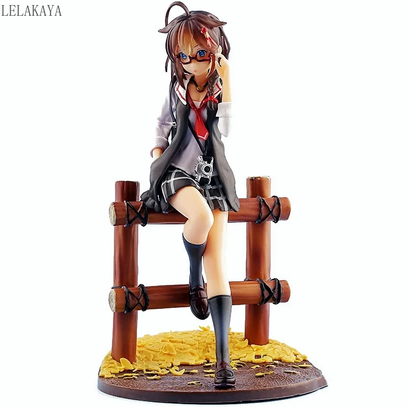 21cm Anime Kantai Collection Kancolle Shigure Ratio Informal Dress Casual Ver 1/7 Scale Painted PVC Action Figure Model Toys NEW | Игрушки и