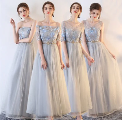 Сексуальное длинное платье подружки невесты элегантное женское для свадебной