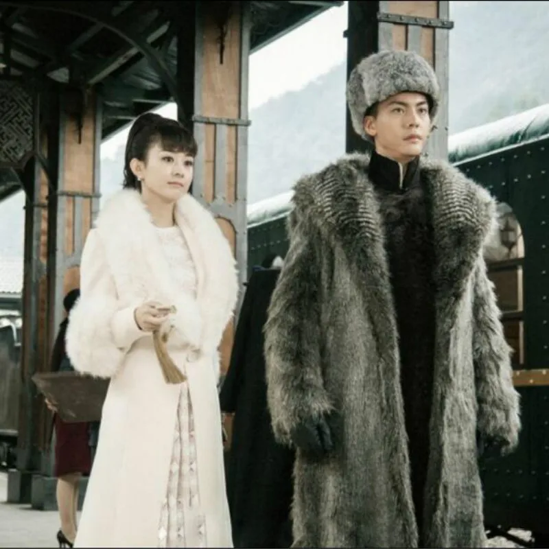 Лидер продаж зимняя модная шуба мужская кожаная куртка Мужская верхняя одежда