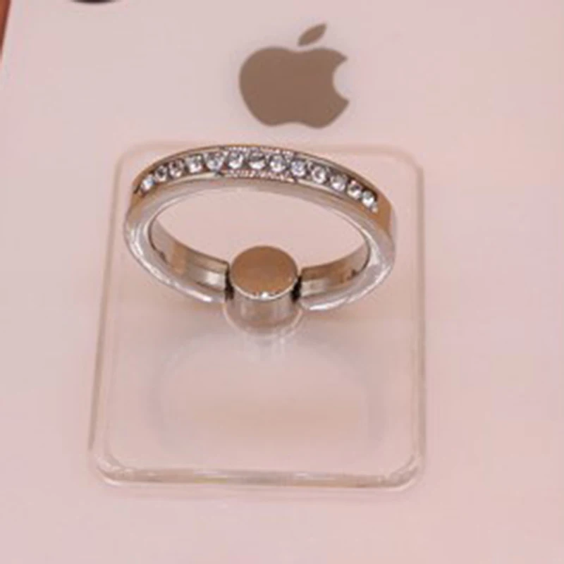 Высококачественное инкрустированное бриллиантовое кольцо из цинкового сплава