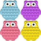 Грызун пионер Сова Pops Push Fidget Сова Непоседа игрушки силикагель дропшиппинг антистресс игрушки