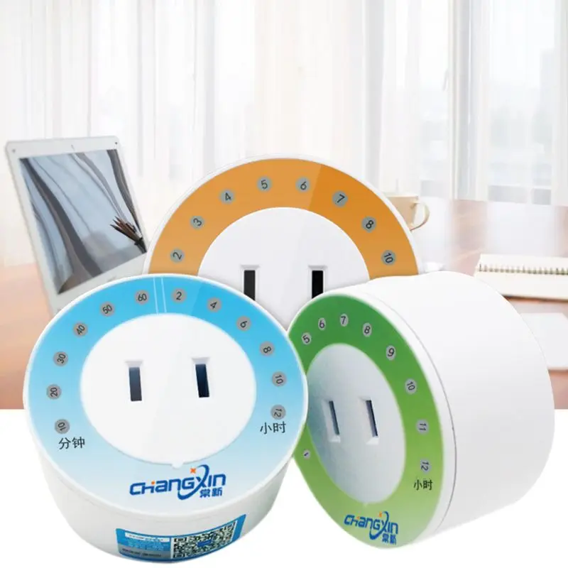 Мини-розетка таймер обратного отсчета для бытовой электрической техники