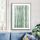 Популярная тропическая зеленая Настенная картина на холсте абстрактные скандинавские плакаты Минималистичная гостиная Decor21-128-2-27
