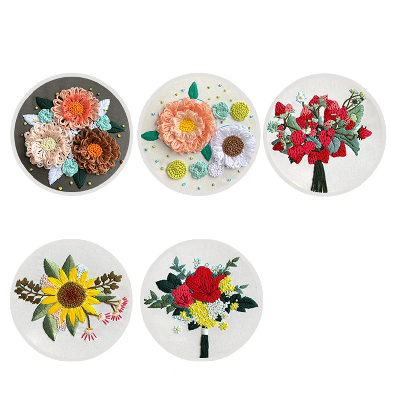 Объемная вышивка в виде цветка посылка стерео крестиком наборы для рукоделия