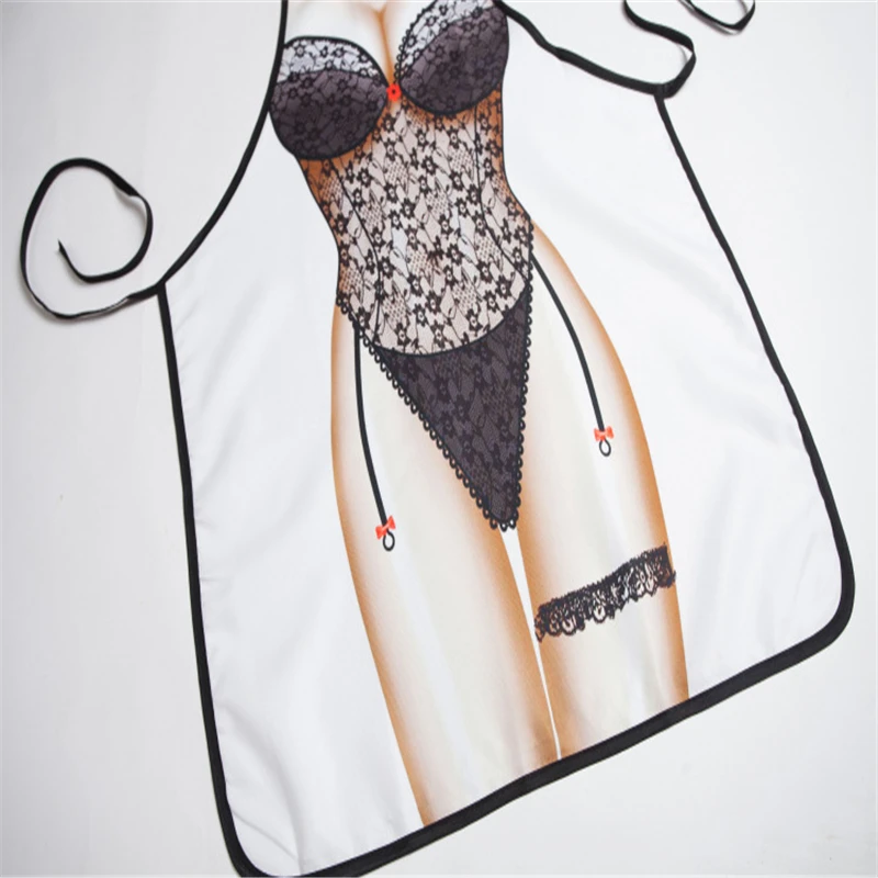 Забавные кружевные кухонные женские фартуки украшения оригинальные креативные