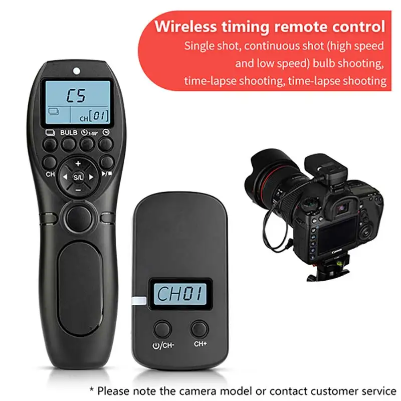 Таймер спуска затвора Дистанционное Беспроводное управление таймером для Canon Nikon