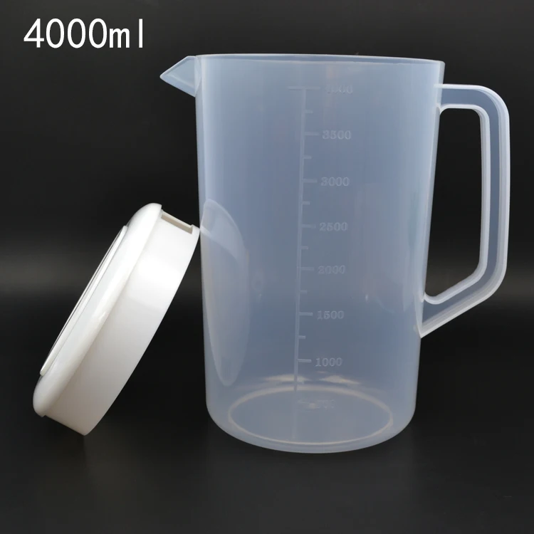 2000-5000ml food grade plastic measuring cup with lid kitchen baking tools large capacity thickened | Дом и сад