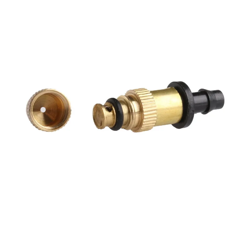 

10 Pcs Adjustable Misting Nozzle Gardening Water Cooling Thread Brass Spray Sprinkler Home Gardern Tools V