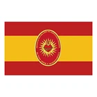 Флаг Испании Святого Сердца Иисуса предложение 3x5 футов 90x150 см 100D полиэстер с латунными люверсами рекламный баннер