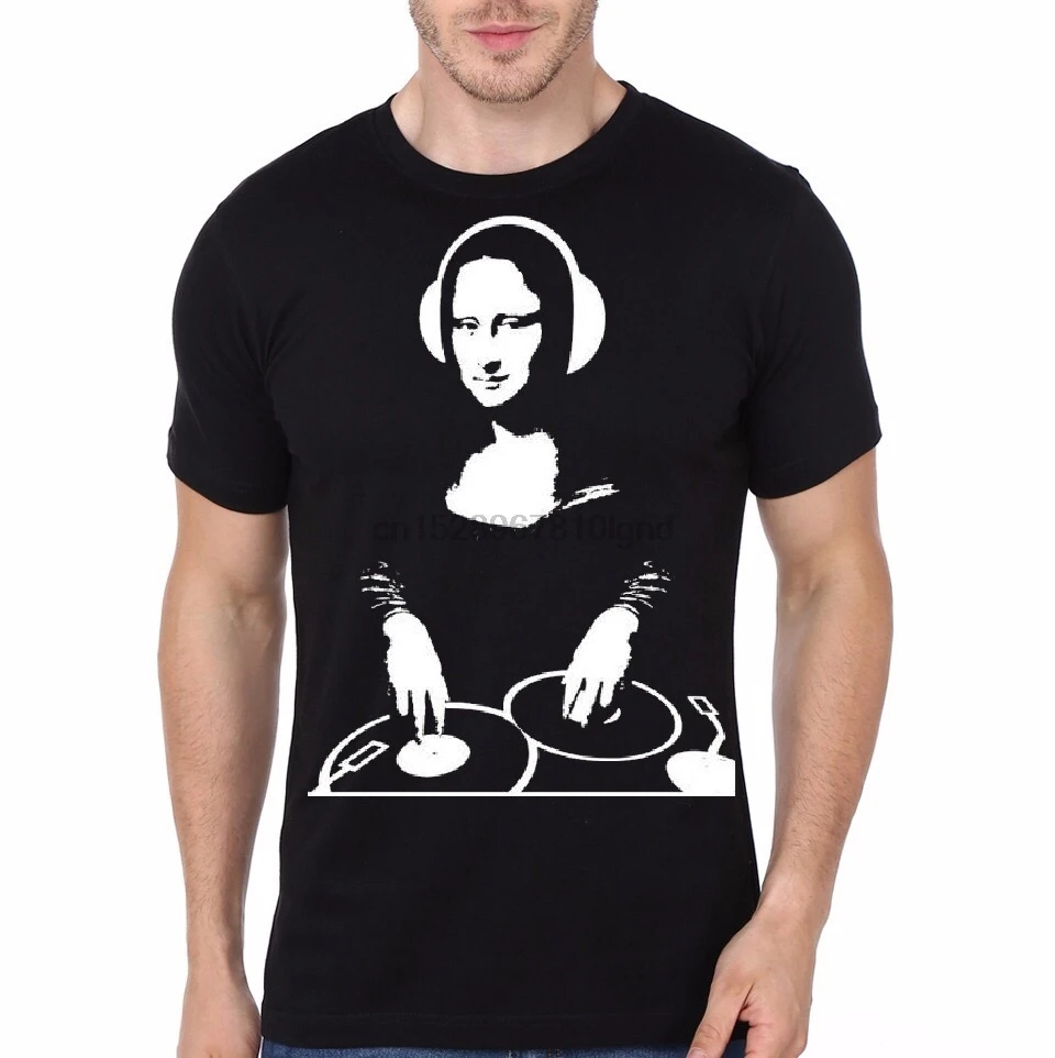 

Черная Футболка Dj Mona Lisa