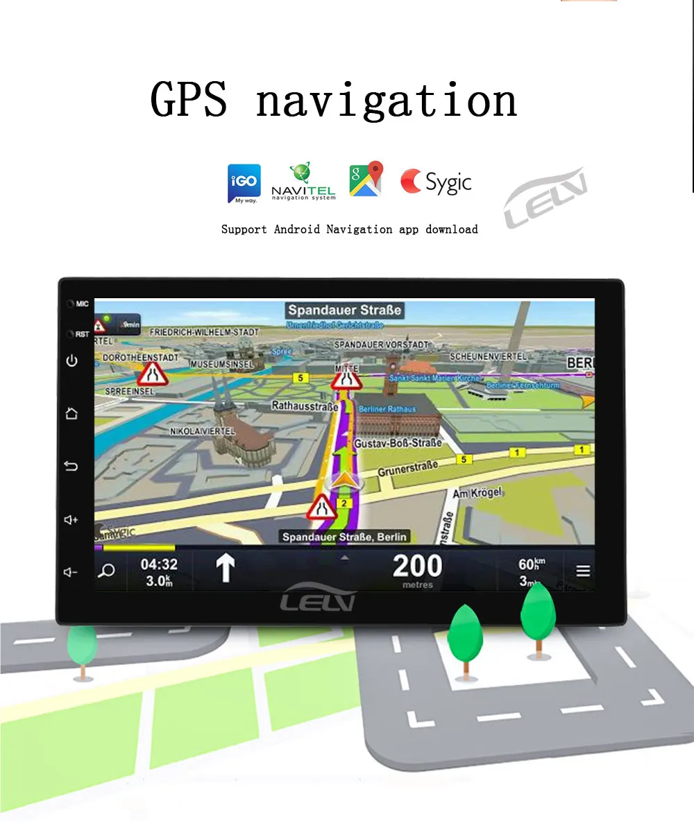 Автомобильный видеоплеер 2din 7 дюймовый сенсорный экран медиаплеер радио тюнер