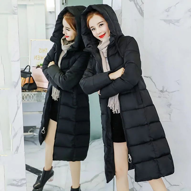 Новая высококачественная женская зимняя куртка простой дизайн манжеты