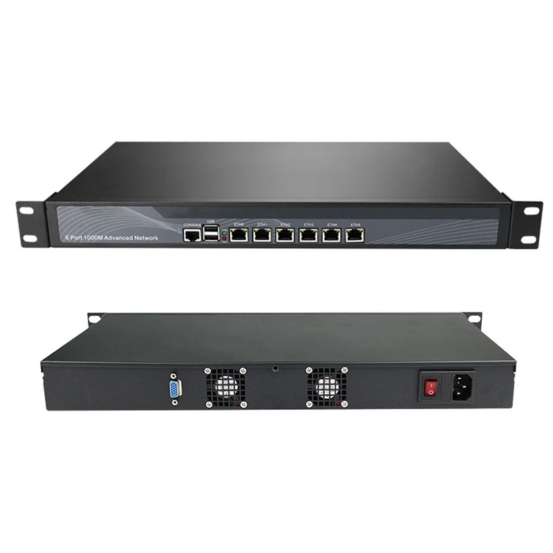 

Firewall Mikrotik Openwrt DDWRT Pfsense VPN Network Security Appliance Router PC Intel Core I5 3320M,(6Lan/2USB2.0/1COM/1VGA)