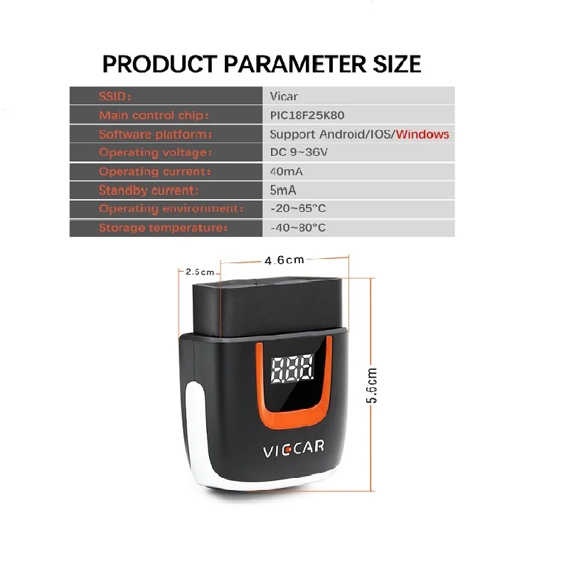 Viecar ELM327 V2.2 OBD2 считыватель кодов Bluetooth 4 0 WIFI USB Type-c для Android/IOS сканер ELM 327 OBD 2