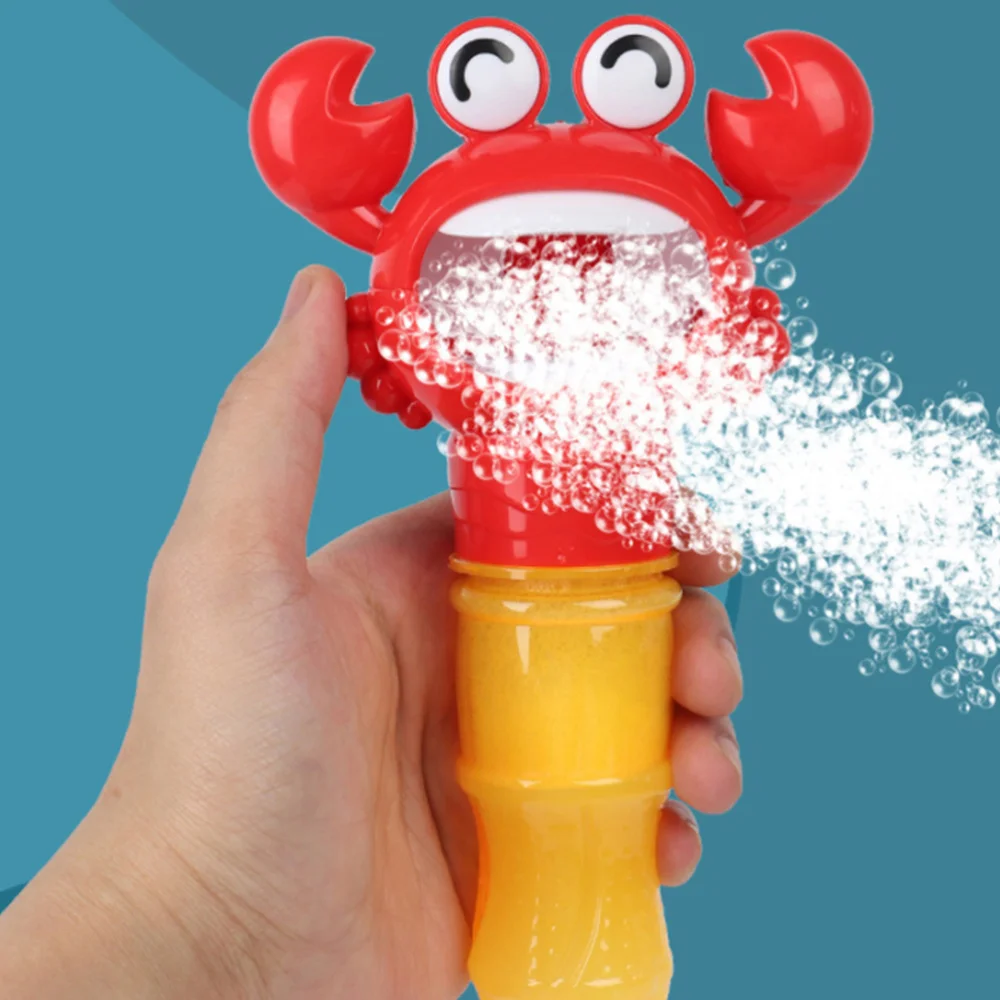 

1pc Crab Shape Blowing Bubble Machine Bubble Blower Indoor and Outdoor
