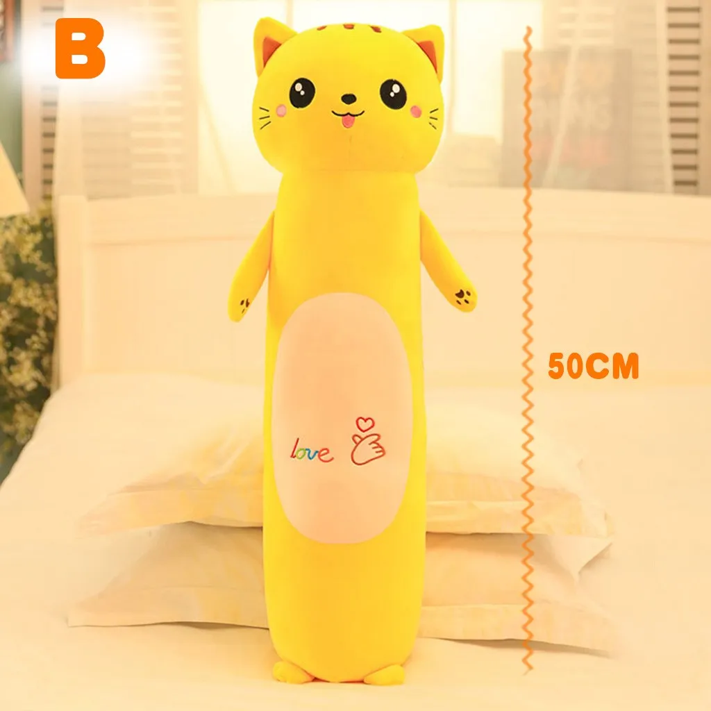 50 см длинная хлопковая милая Кукла Плюшевая Игрушка мягкая плюшевая подушка для