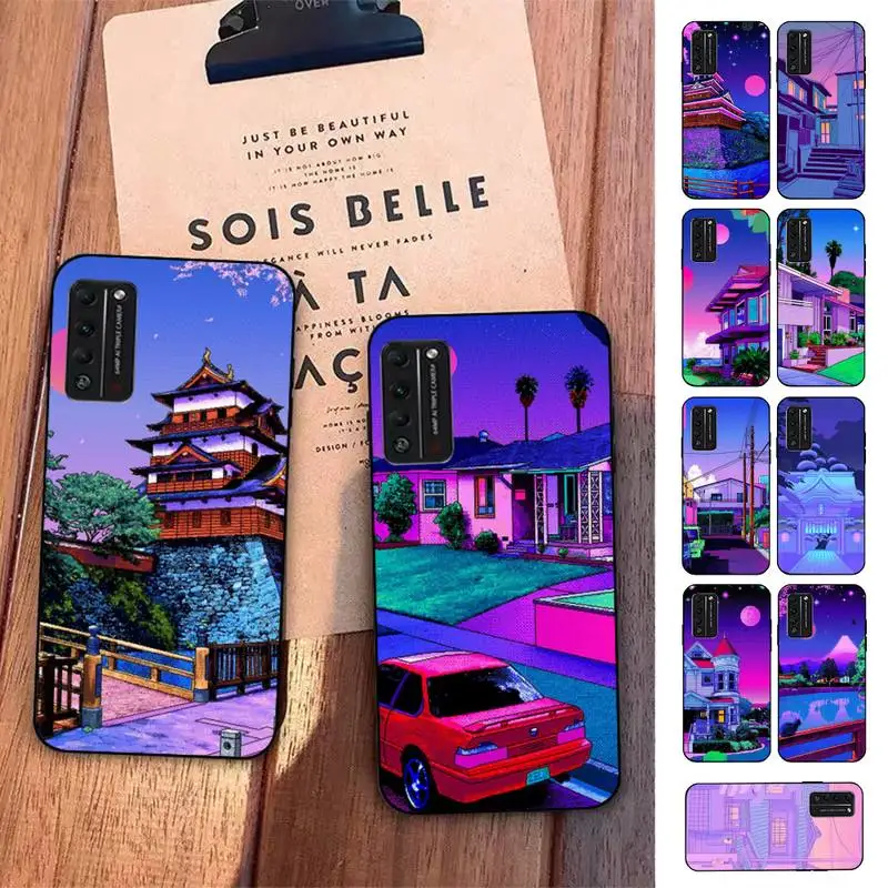 

Yinuoda Japanese Anime Hand Painted House scenery Phone Case for Huawei Honor 10 i 8X C 5A 20 9 10 30 lite pro Voew 10 20 V30